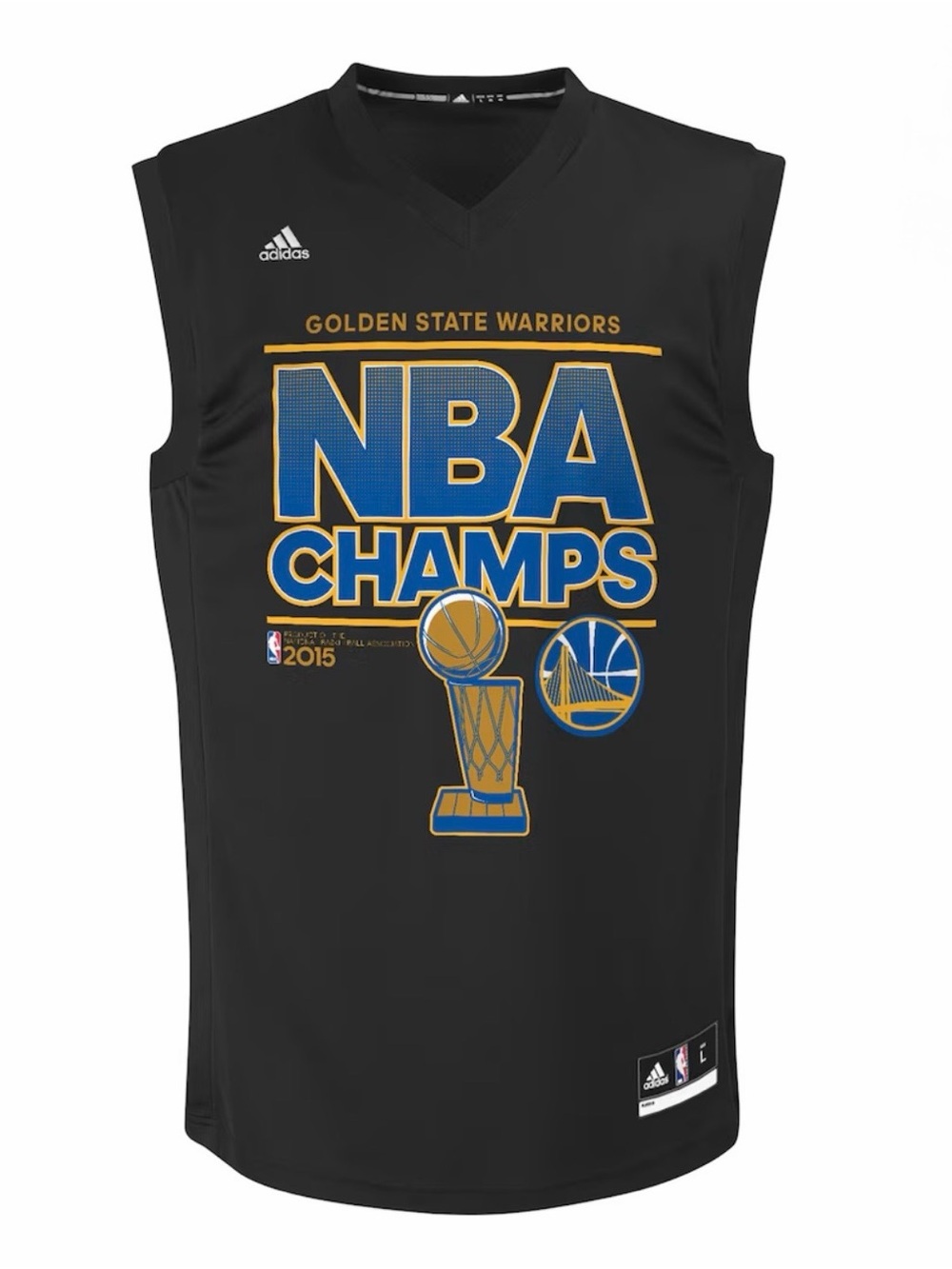 Adidas Golden State Warriors Stephen Curry #30 2015 NBA Champs jersey